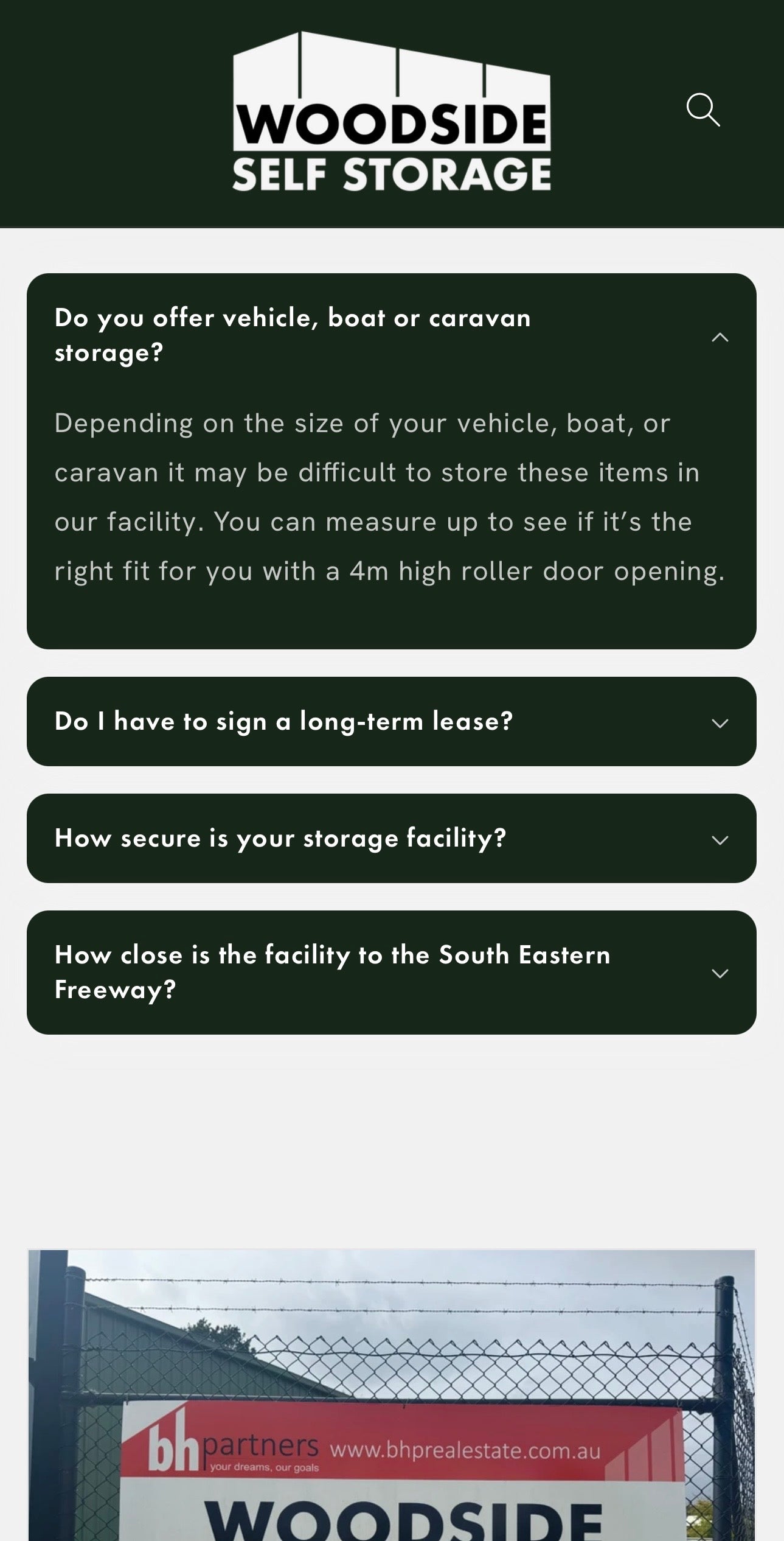 WOODSIDE SELF STORAGE